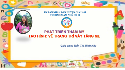 PTTM: Vẽ trang trí váy tặng mẹ